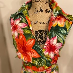 Women’s wrap around dress.